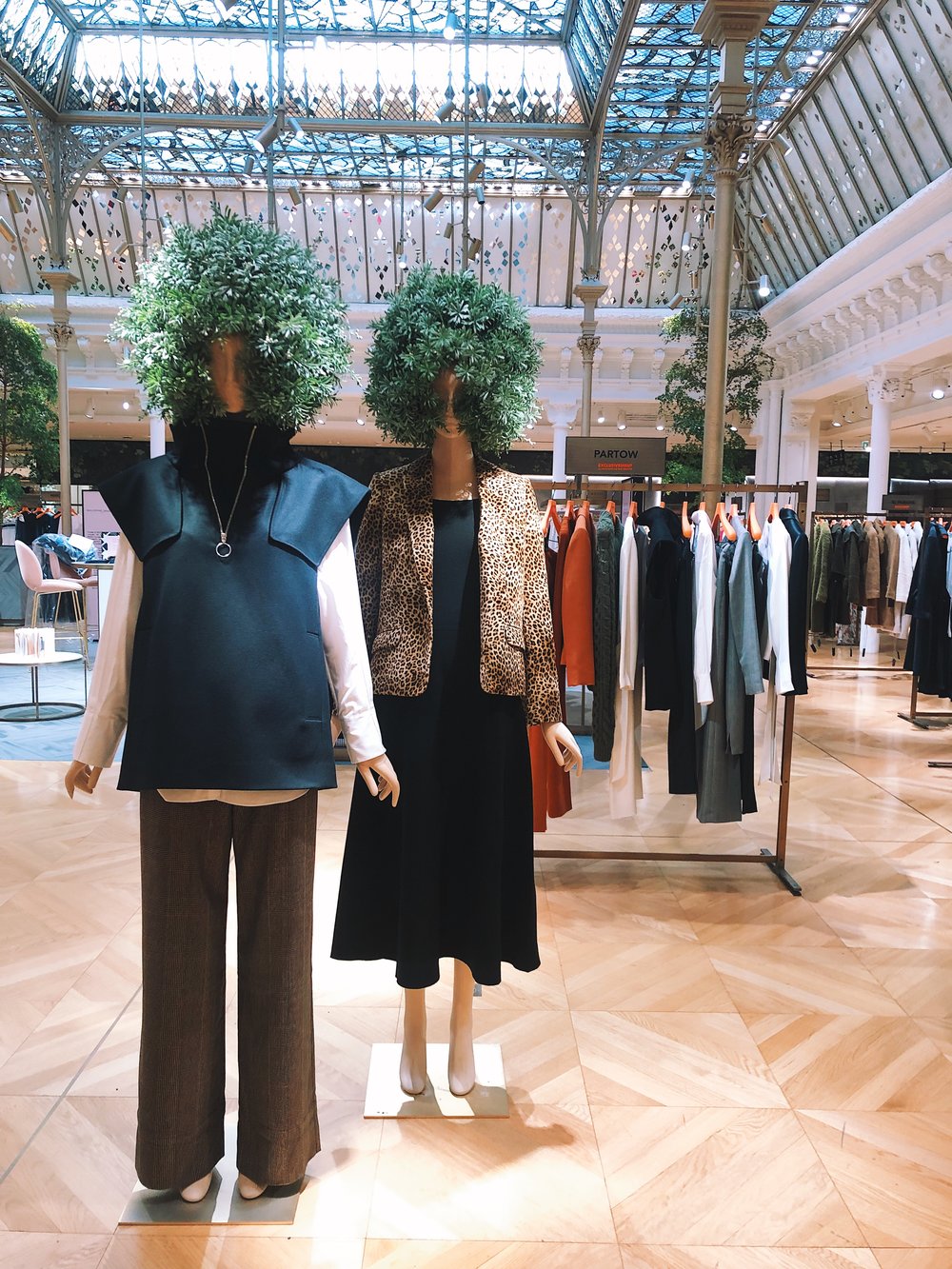 My friends line PARTOW, at Galeries Lafayette.