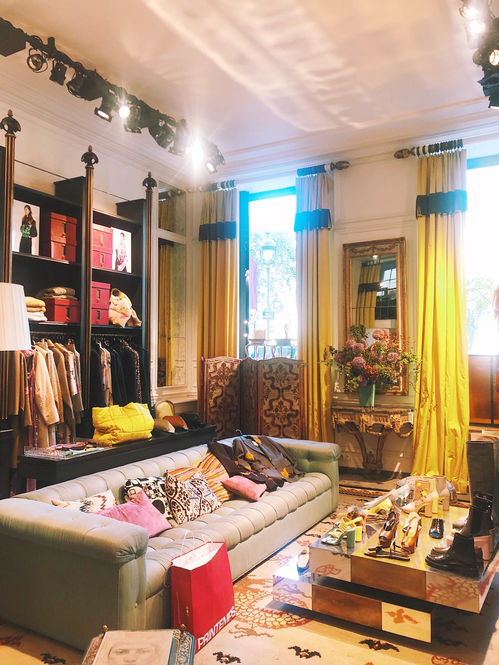 Dries Van Noten, Woman. I always imagine having afternoon tea and reading books in this space.